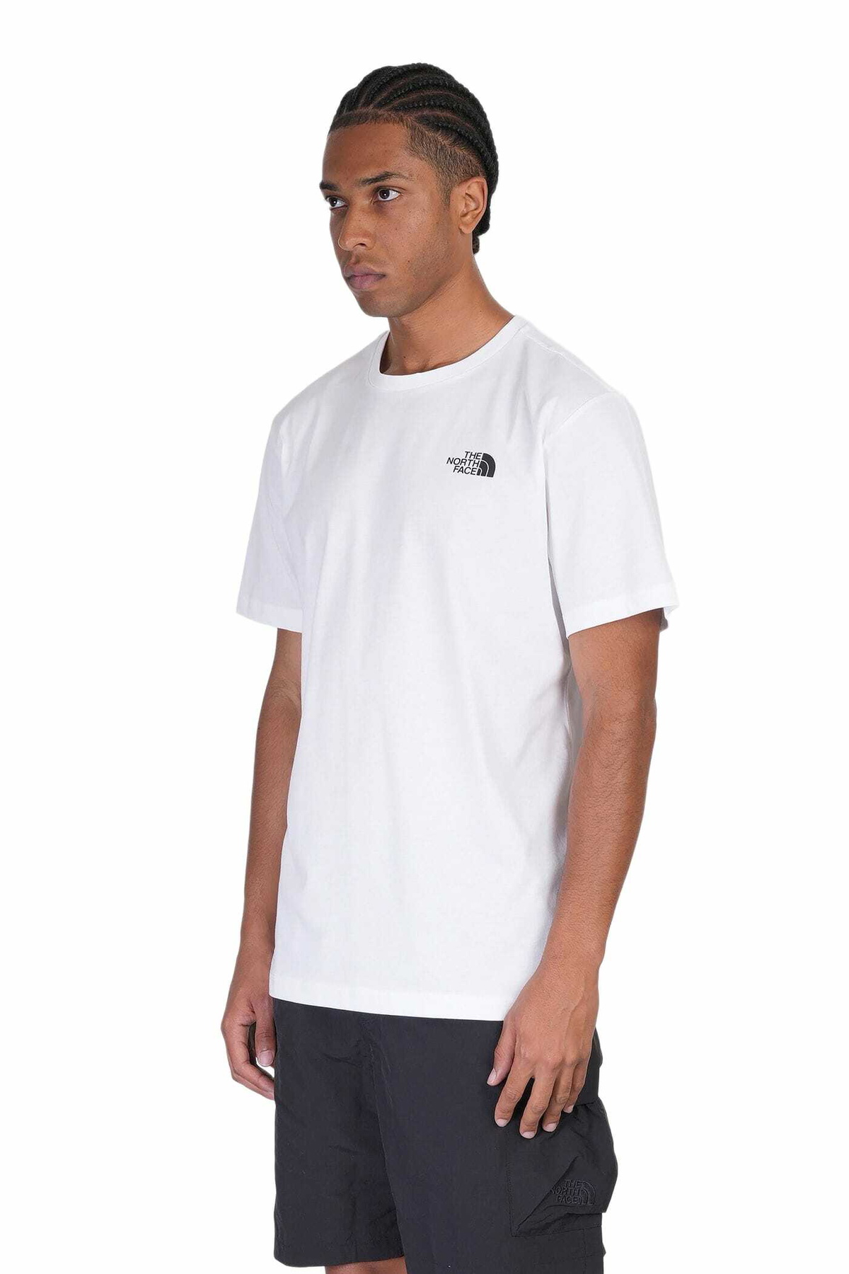 The North Face Ss Box Nse Tee T-shirt In White Cotton The