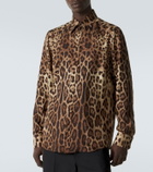 Dolce&Gabbana Leopard-print silk shirt
