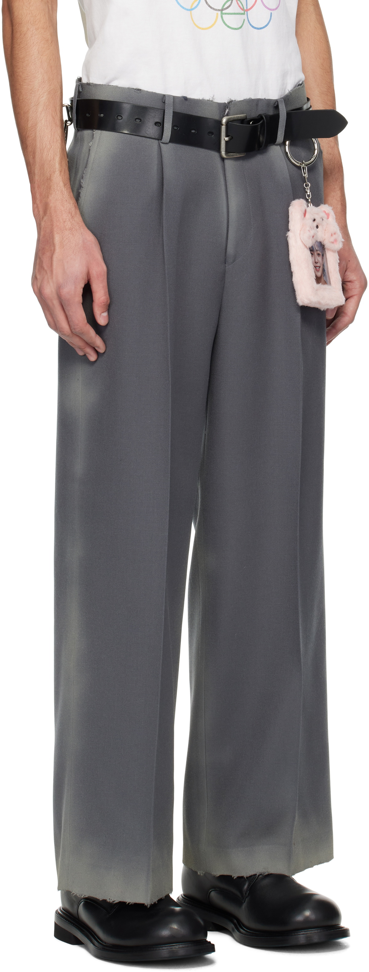 Doublet destroyed wide trousers スラックス Doublet destroyed wide trousers スラックス