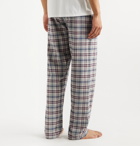 Zimmerli - Heritage Checked Cotton and Wool-Blend Pyjama Trousers - Multi