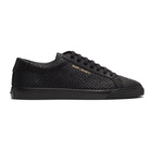 Saint Laurent Black Python Andy Sneakers