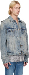 Ksubi Blue Classic Stairway Denim Jacket