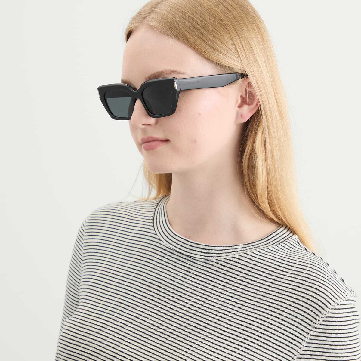 Saint Laurent Sunglasses Saint Laurent SL 826 Page Sunglasses in Black 