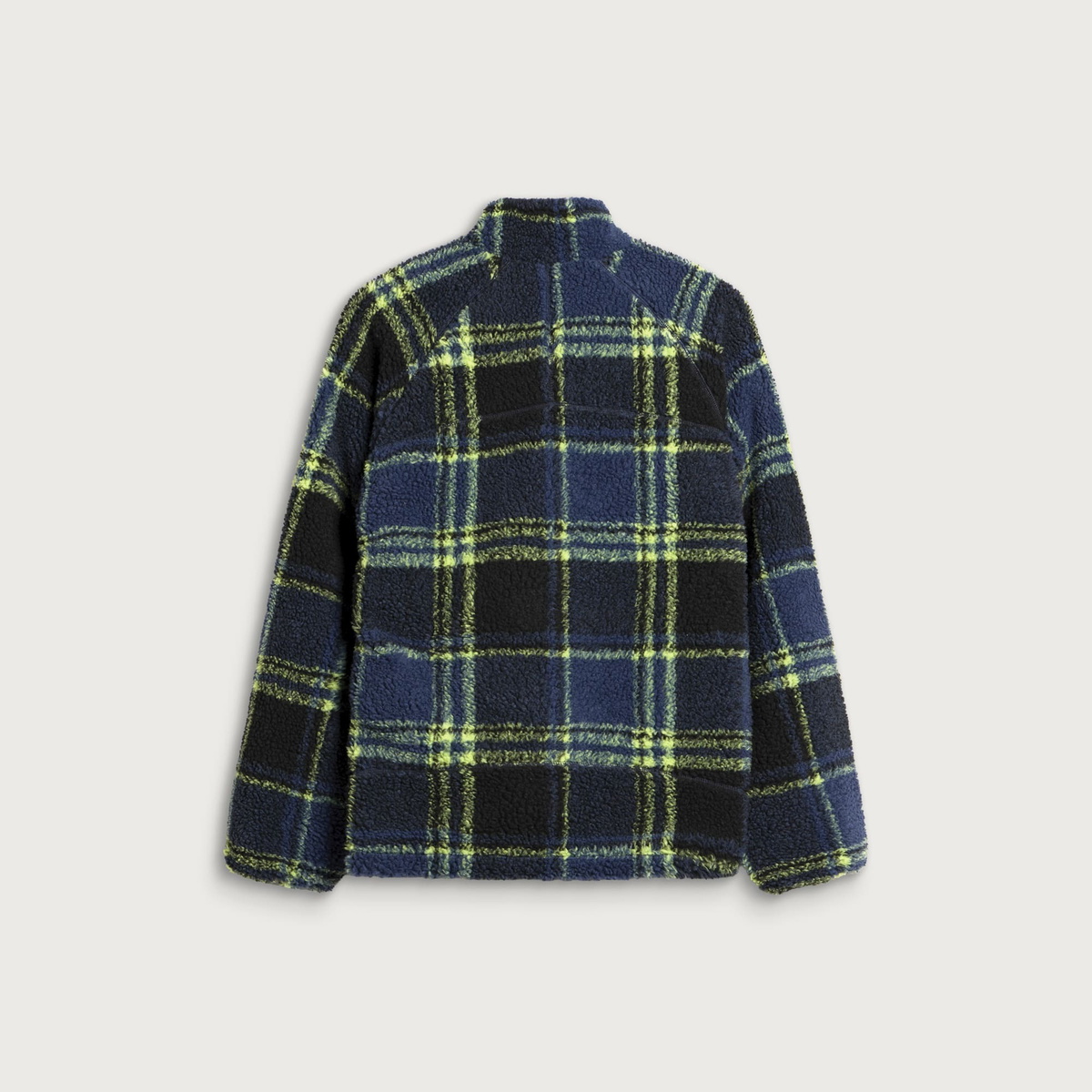 Gramicci Reversible Sherpa Jacket in Plaid/Black