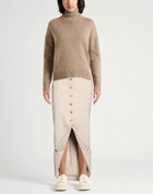 A. w.a. k.e. Mode Womens Maxi skirt in Beige