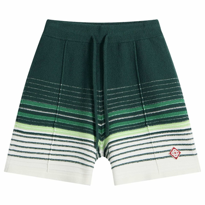 Photo: Casablanca Men's Boucle Stripe Short in Green
