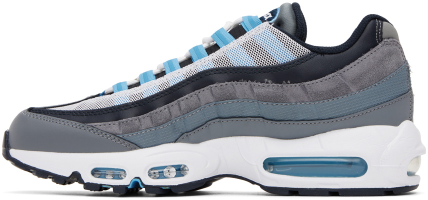 white and navy air max 95