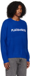 PLACES+FACES Blue Heavy Sweater