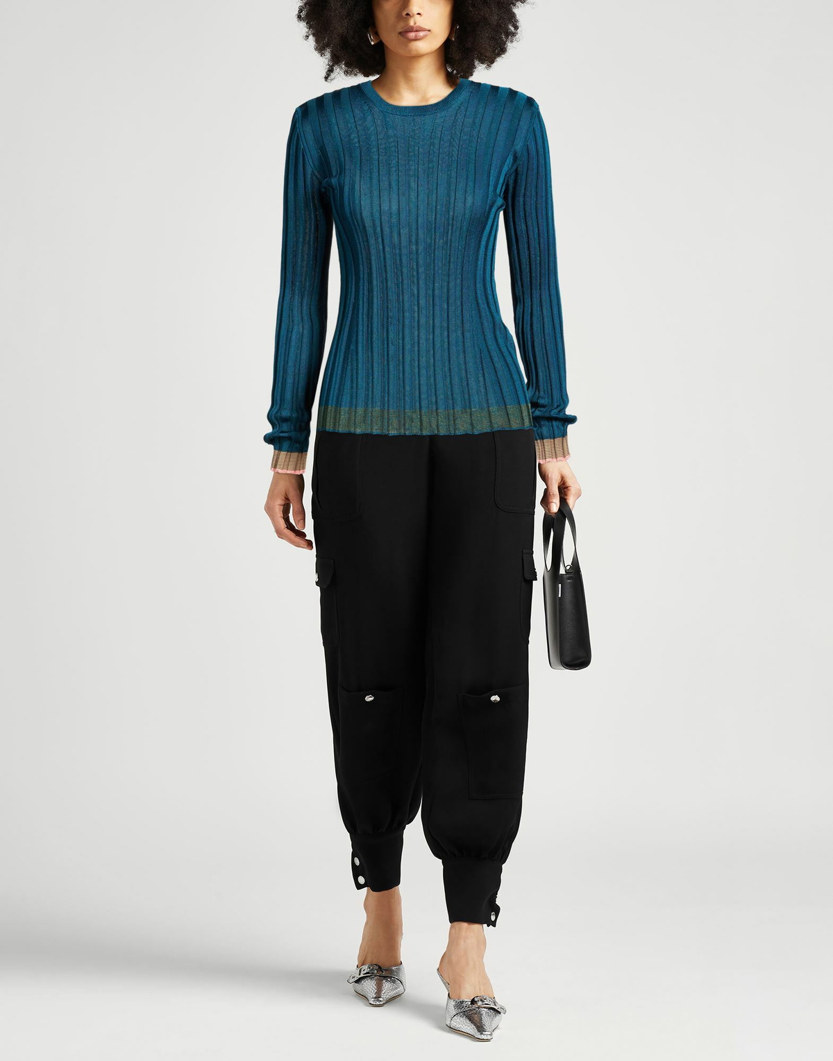 Etro Womens Sweater Deep teal