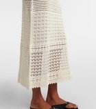 Eres Madone crochet midi dress