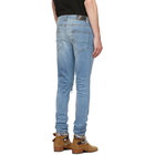 Amiri Blue Broken Jeans