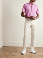 Peter Millar - Hales Performance Striped Tech-Jersey Golf Polo Shirt - Pink