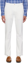 Polo Ralph Lauren White Straight Fit Trousers