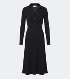 Moncler Ribbed-knit midi dress
