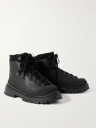 Canada Goose - Journey Rubber and Nubuck-Trimmed Full-Grain Leather Hiking Boots - Black