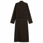 Baina Sulis Bath Robe in Tabac/Noir