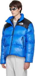 The North Face Blue Pertex Nuptse Reversible Down Jacket