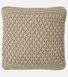 Brunello Cucinelli - Cable-knit cotton cushion