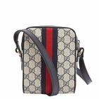 Gucci Men's Ophidia Small Messenger in Beige