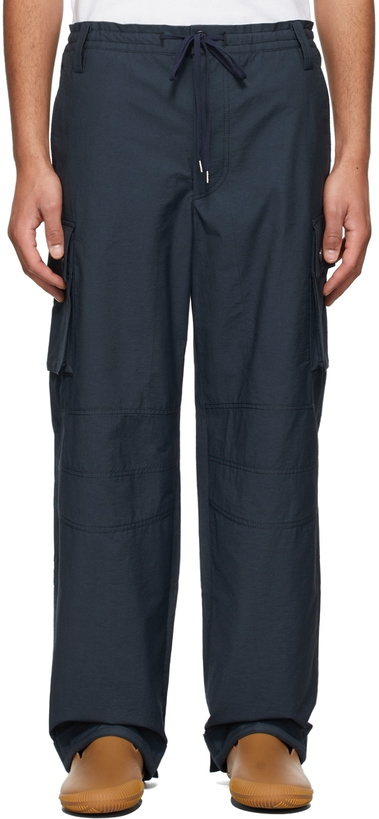 Photo: Jacquemus Navy 'Le Cargo Giardino' Cargo Pants