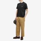 Danton Men's Pocket T-Shirt in Black