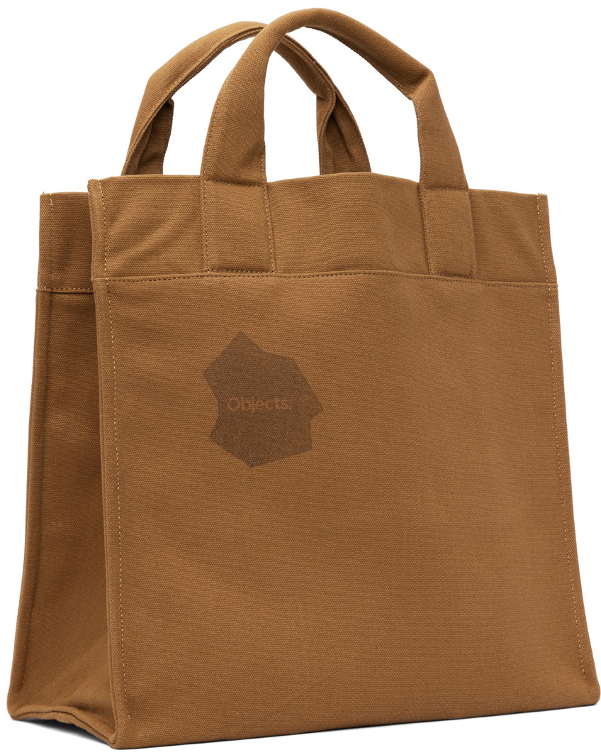 Objects IV Life Khaki Logo Stamped Tote