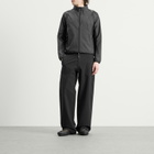 ROA Men's Numb Pinstriped Hooded Wind Jacket in Black