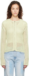 TheOpen Product Beige Zip Sweater