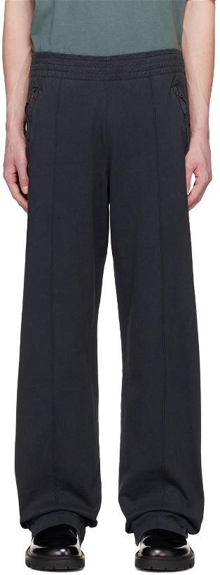 Photo: Acne Studios Black Relaxed-Fit Lounge Pants