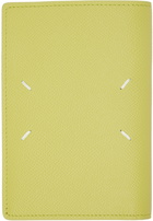 Maison Margiela Yellow Leather Passport Holder