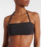 Brunello Cucinelli Monili bandeau bikini top