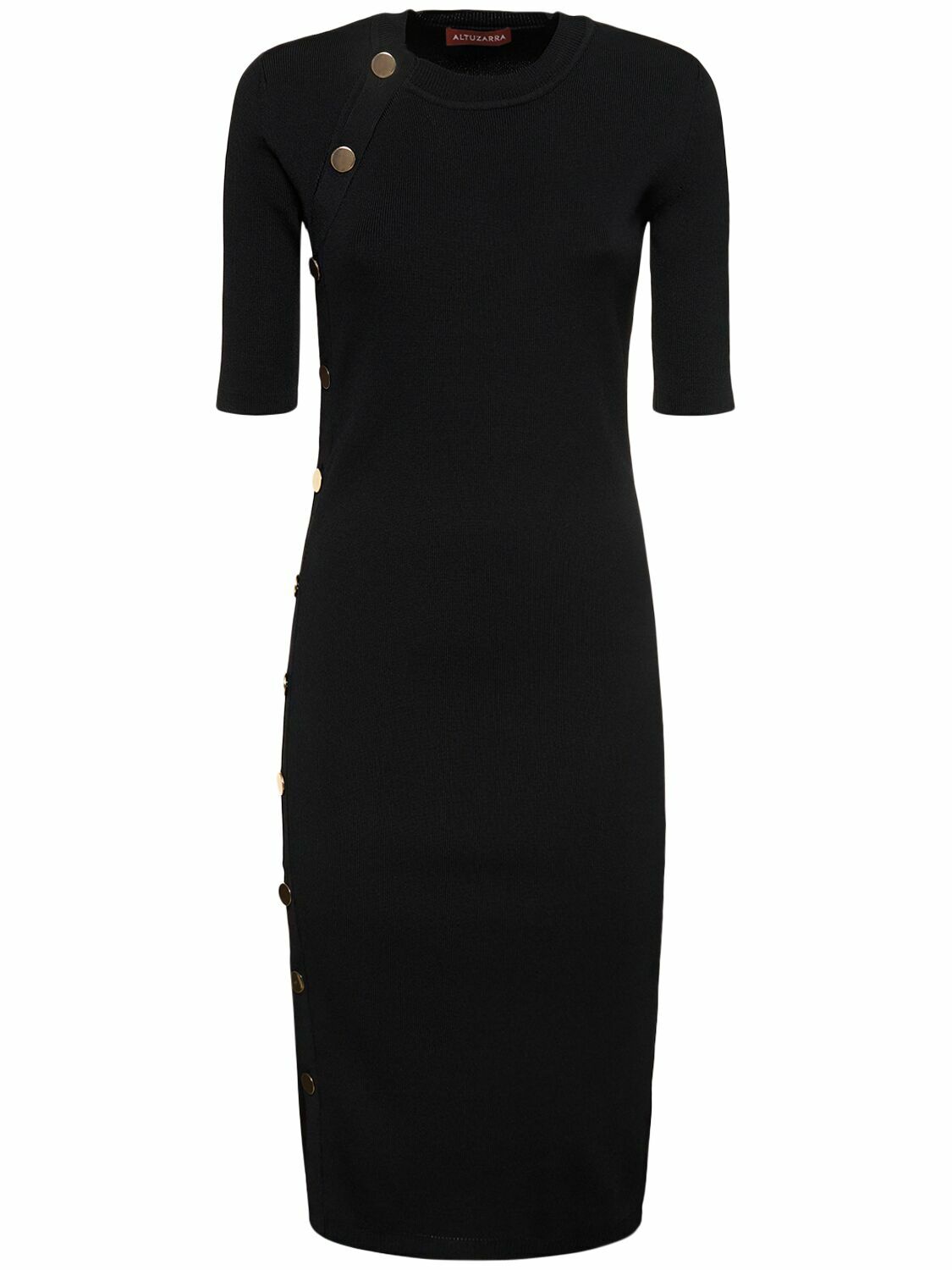 Altuzarra Panya short-sleeve dress - Black