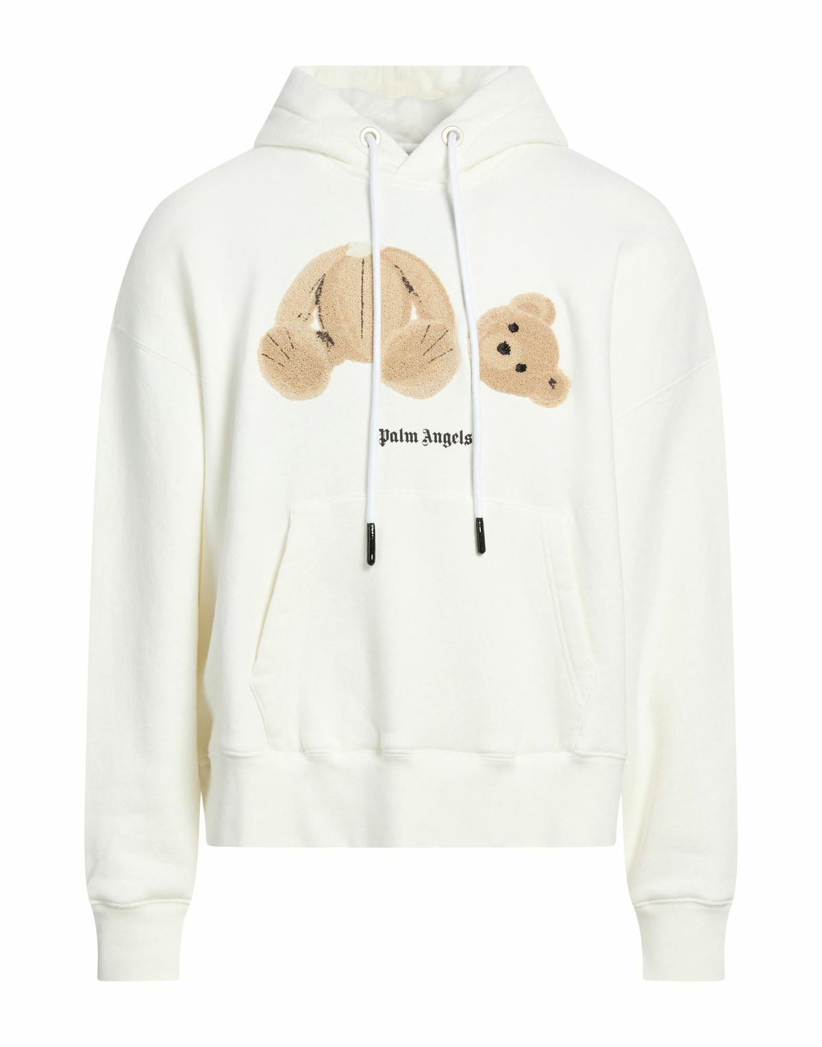Palm Angels Mens Sweatshirt in Off white