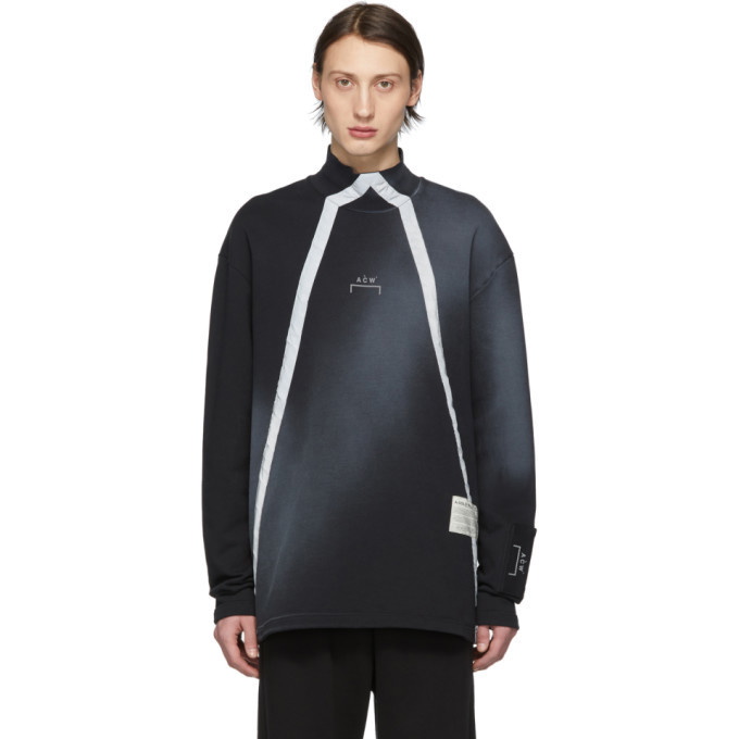 Photo: A-Cold-Wall* SSENSE Exclusive Black Long Sleeve Turtleneck