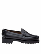 Sebago Dan Lug Loafers In Black Leather