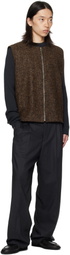 colbo Brown Zip Vest