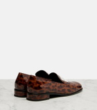 Givenchy Logo patent leather loafers