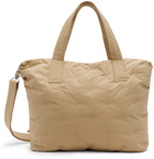 Bonpoint Baby Beige Quilted Messenger Bag