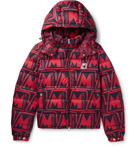 Moncler - Frioland Slim-Fit Logo-Print Quilted Shell Down Hooded Jacket - Red