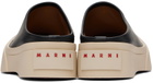 Marni Black Pablo Sabot Slippers