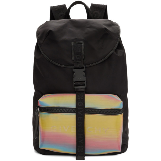 Photo: Givenchy Black Rainbow Hologram Light 3 Backpack