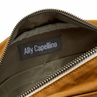 Ally Capellino Simon Waxed Cotton Washbag in Brown