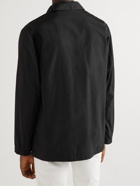 Dunhill - Logo-Embroidered Shell Overshirt - Black