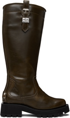 GANNI Brown High Boots