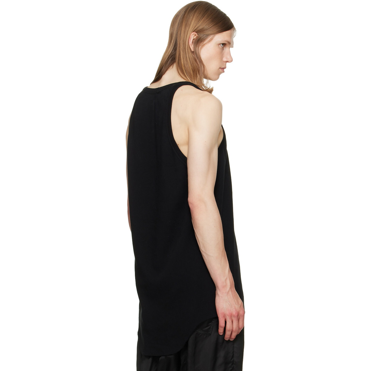 Rick Owens Black Tower Pony T Tank Top