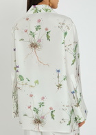 Erdem Printed Silk Pyjama Shirt Multi Floral