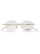 NATIVE SONS - Roystan Round-Frame Gold-Tone Optical Glasses