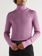 TOM FORD - Ribbed Silk Sweater - Pink