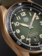 TAG Heuer - Autavia Automatic Chronometer 42mm Bronze and Leather Watch, Ref. No. WBE5190.FC8268