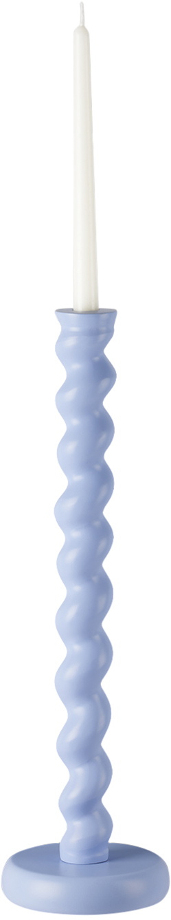 POLSPOTTEN Blue Twister XL Candle Holder